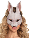 Loup lapin pour adulte blanc réaliste avec grandes oreilles