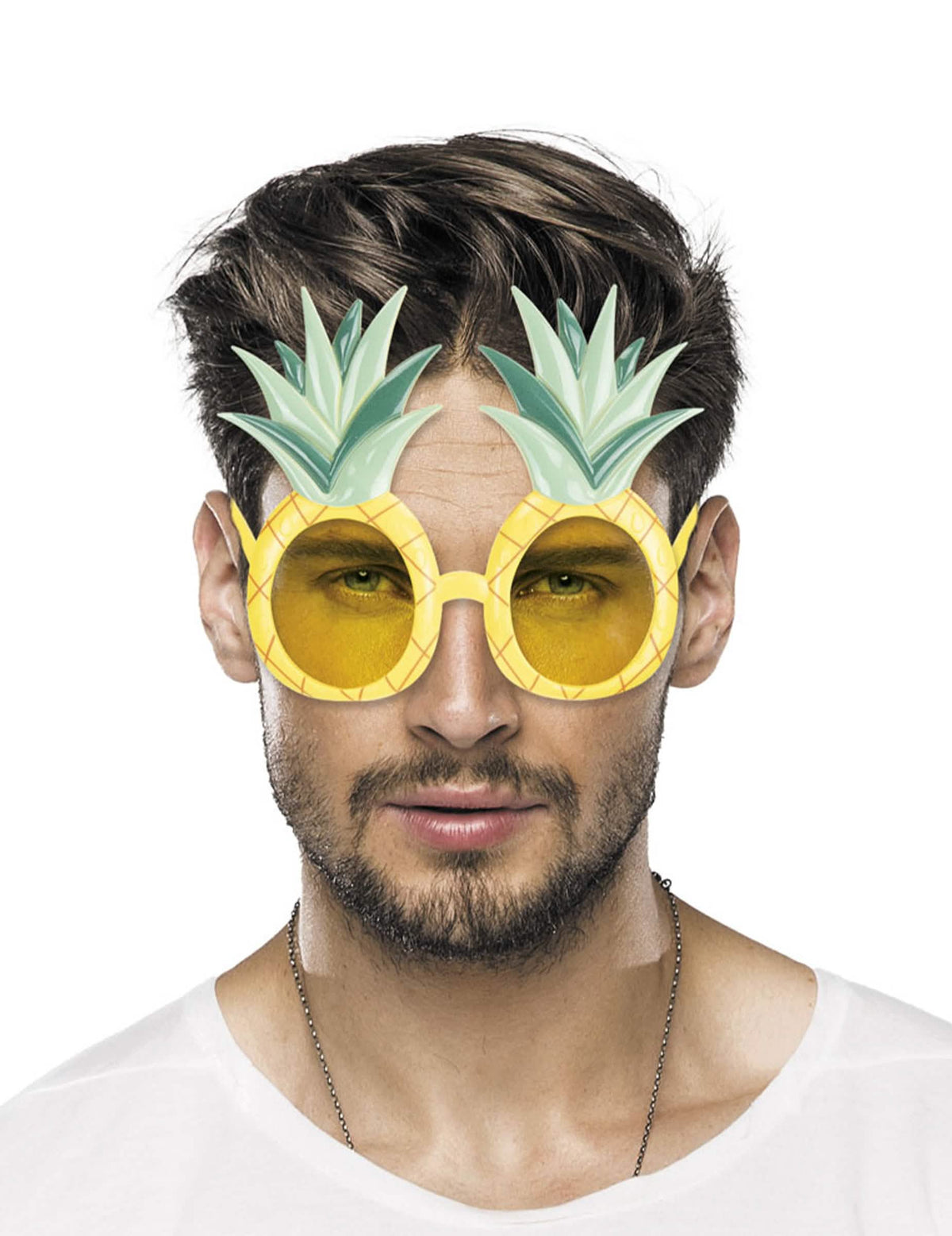 ananas-silmälasit aikuiset keltainen ja vihreä