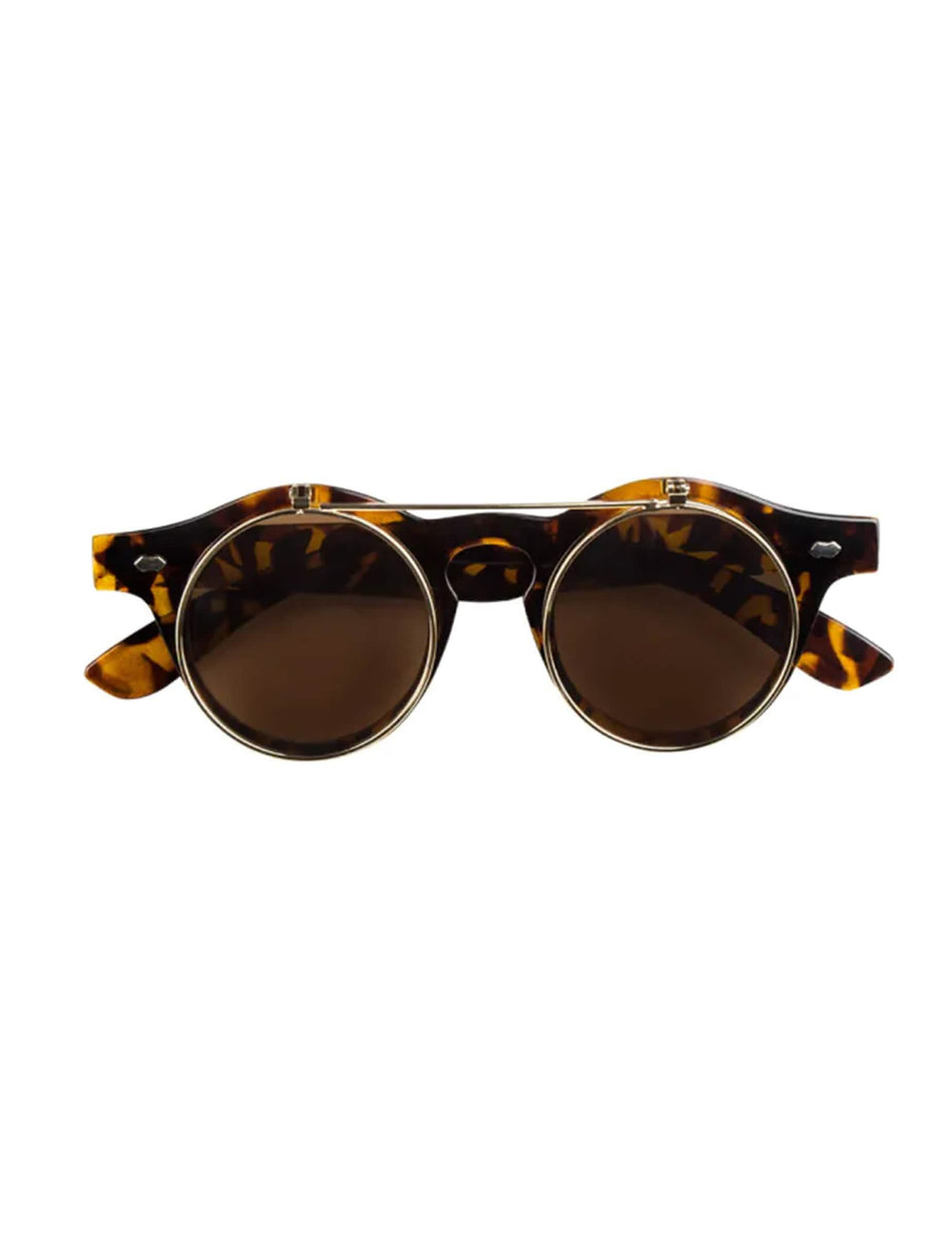 Edestä kuva vintage steampunk -silmälasit aikuiset