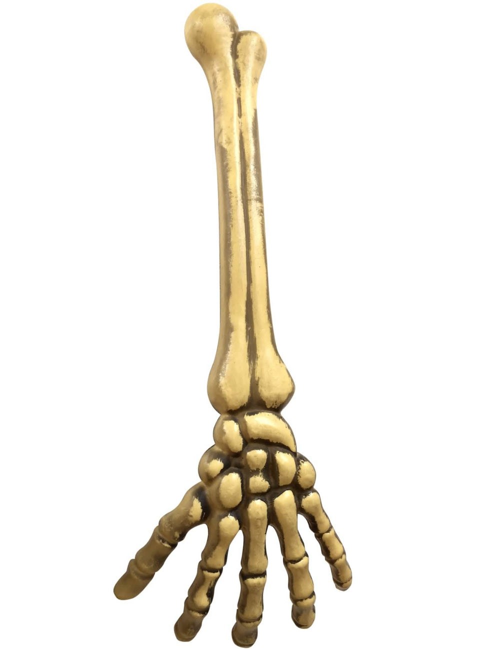 Pääkallo-skeletto halloween beige kuluneen näköinen