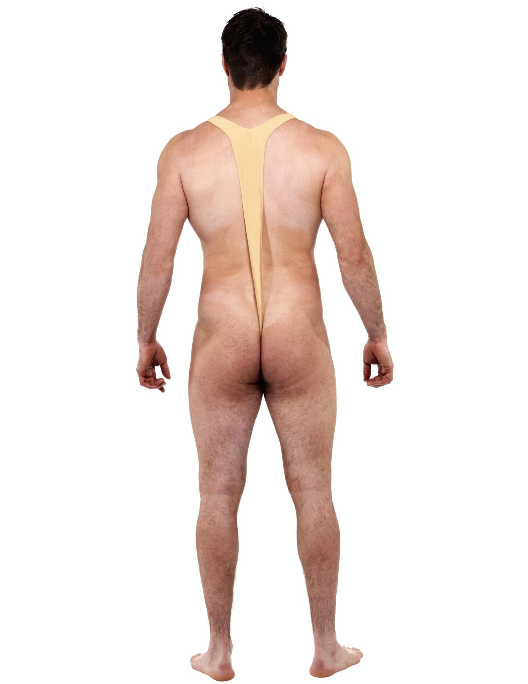 Vue de dos du mankini renne humoristique pour adulte