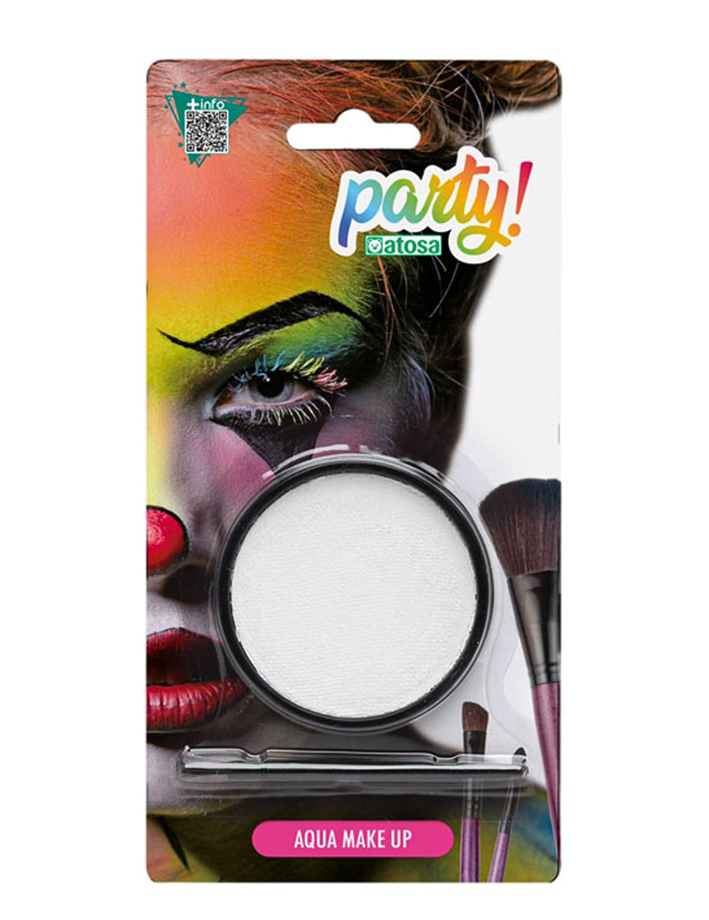 Maquillage à l'eau blanc pour adulte
