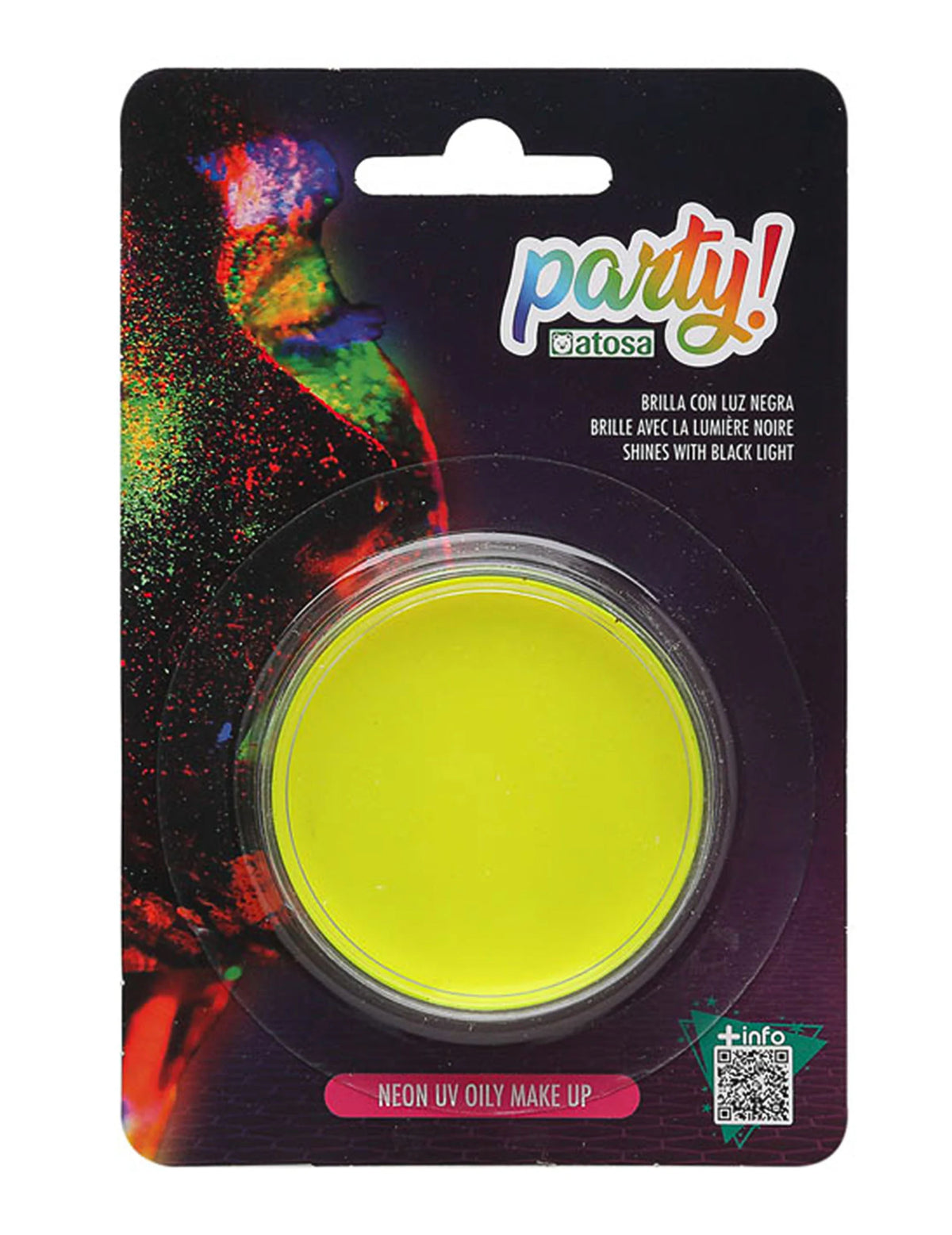 Neonkeltainen fluoresoiva meikkivoide 7,8 g
