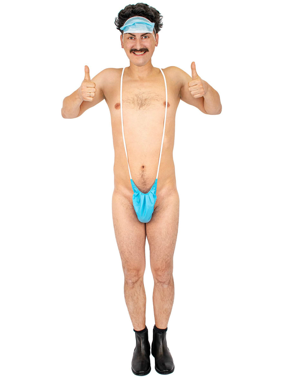 Turkosinsininen miesten sininen mankini