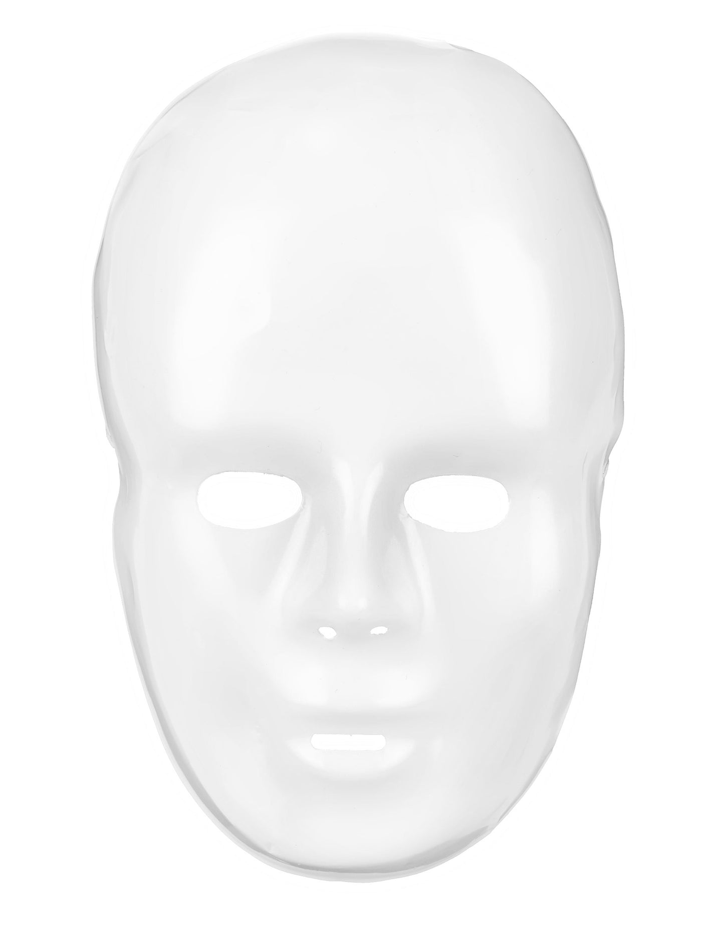 Masque blanc pour adulte en plastique
