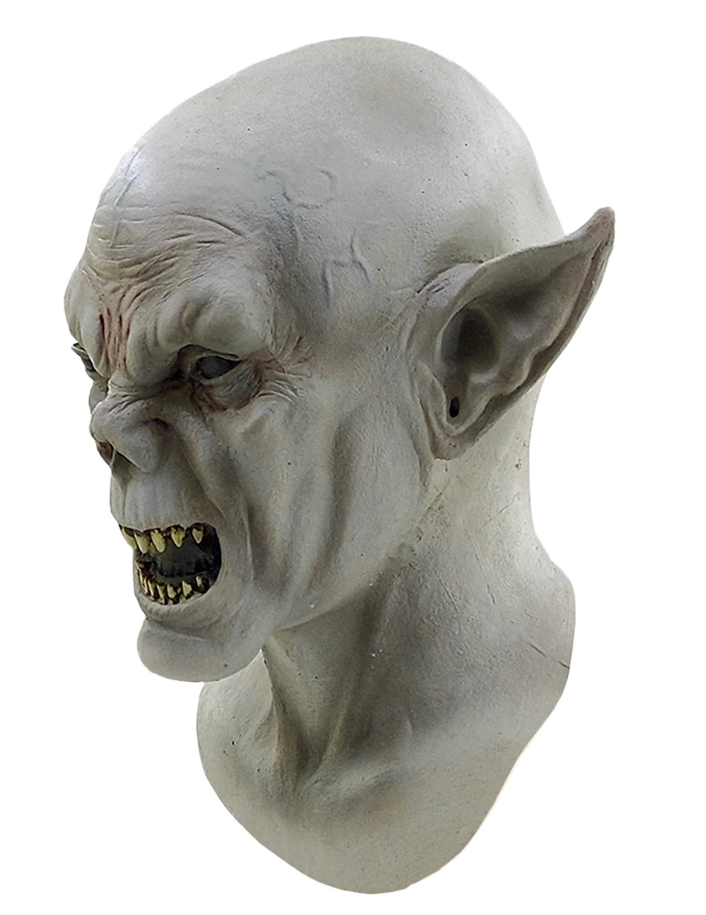 Sivuprofiili halloween-aikuisille tarkoitetusta olennon maskista