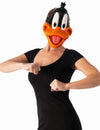 Masque Daffy Duck Looney Tunes pour adulte noir et orange
