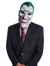 Masque luxe articulé Joker pour adulte blanc et vert