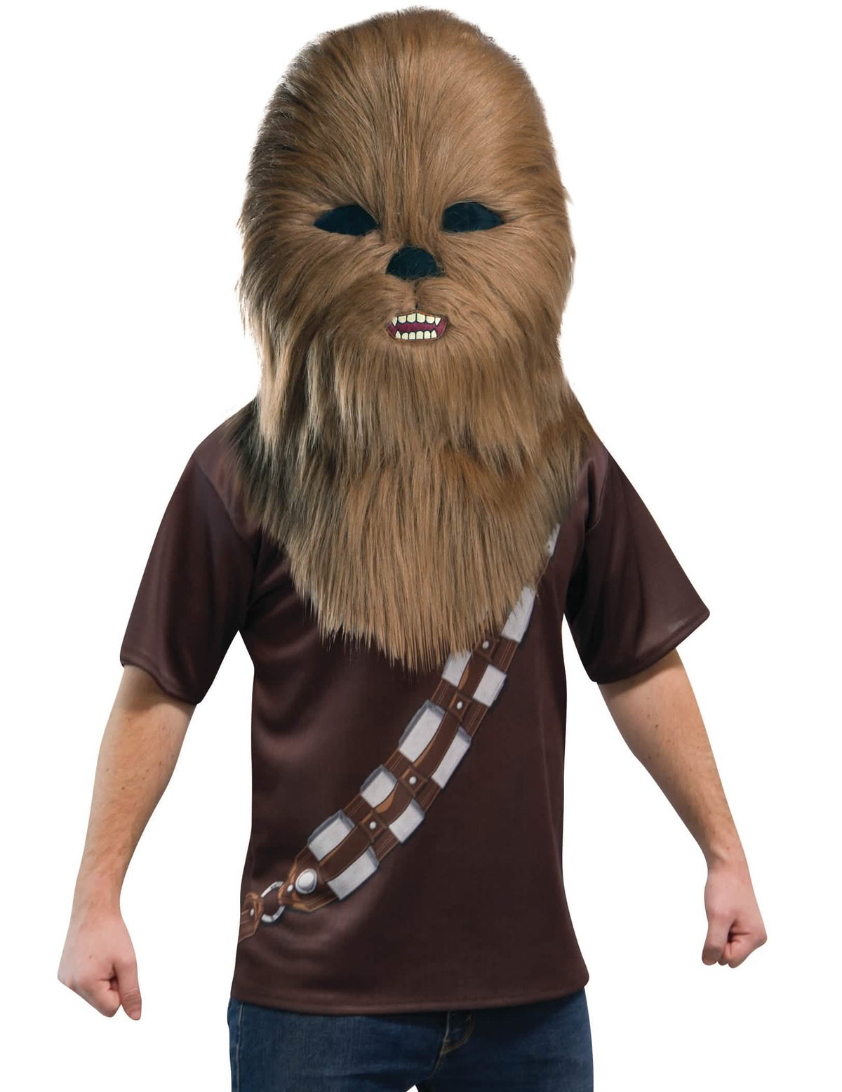 Chewbacca-maskotti aikuiset ruskea tekoturkiksesta