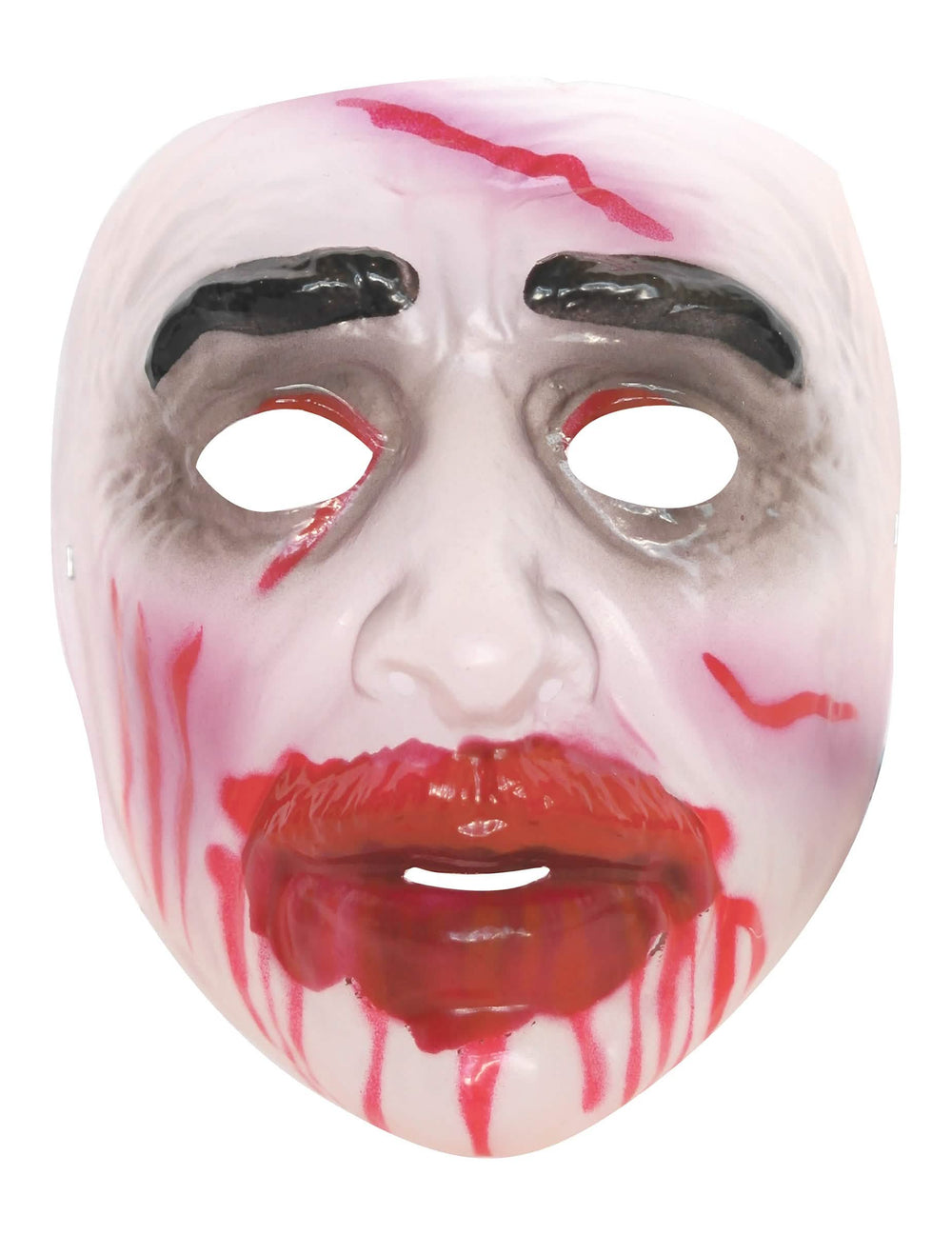 halloween-miehet verisen naamion kasvojen yksityiskohta