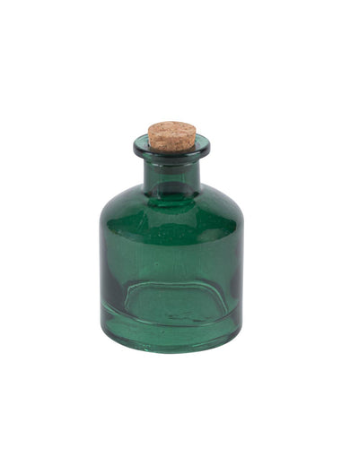 Tummanvihreä lasinen minipullo 5,6 cl