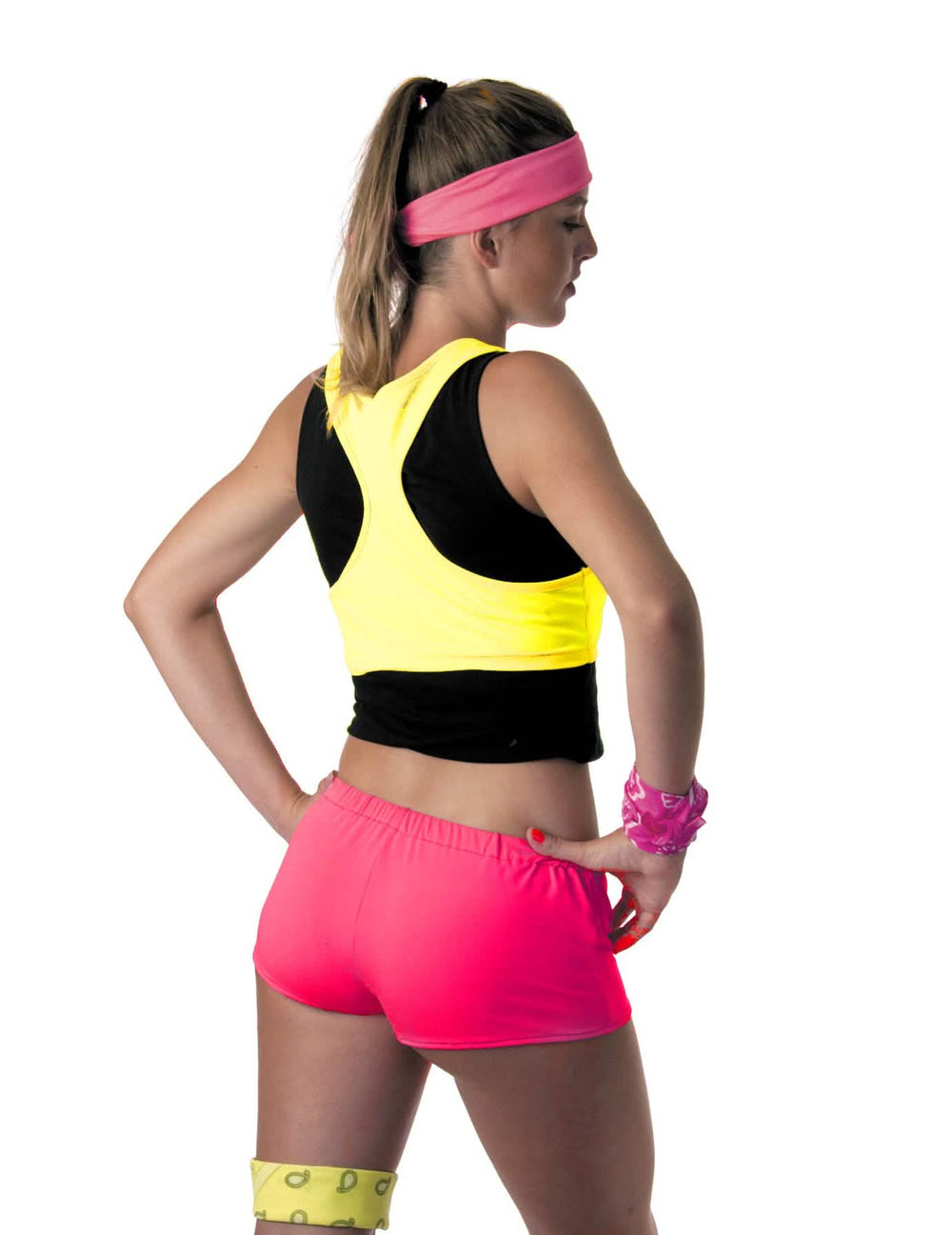 Mini short naisille neon vaaleanpunainen