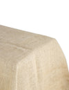 Nappe en jute rectangulaire bohème et naturelle beige