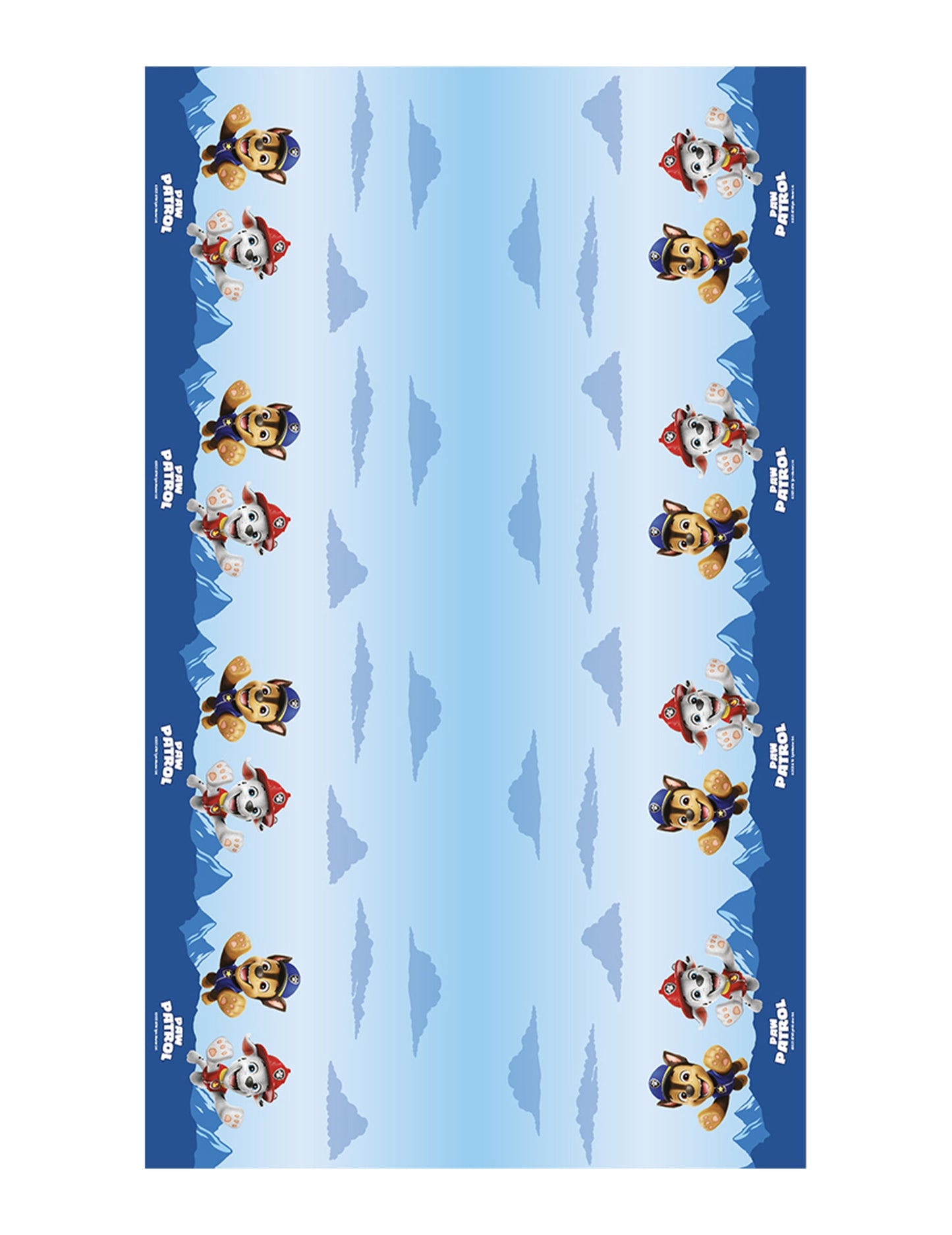 Sininen paperipinnoite Pat'patrouille™ 1,36 x 2,28 m