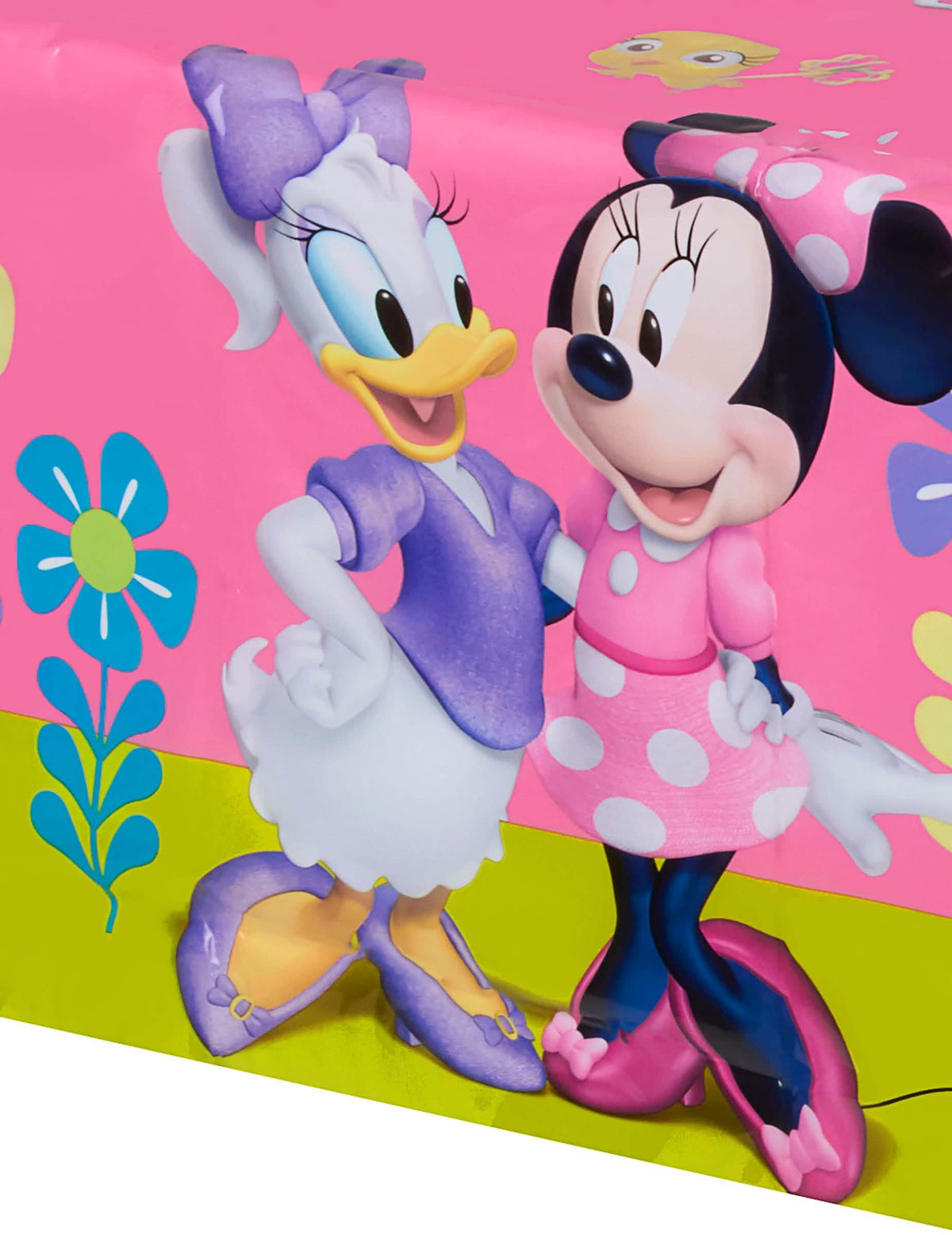Lähikuva Minni Hiiri ja Daisy-kahviastiasta Minnie Happy