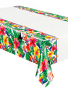 Palm Tropical Luau- muovinen pöytäliina 137 x 213 cm