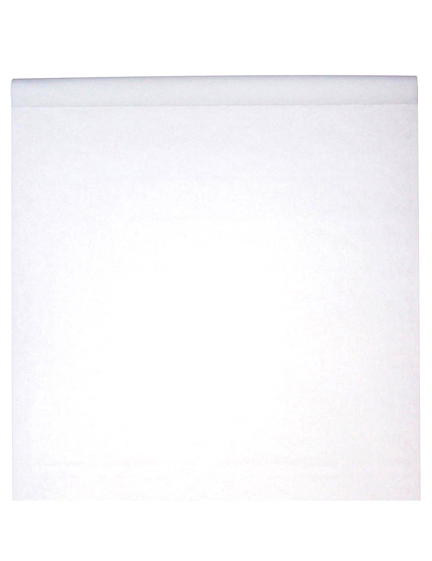 Valkoinen kuitukangaspöytäliina rullassa 120 cm x 10 m