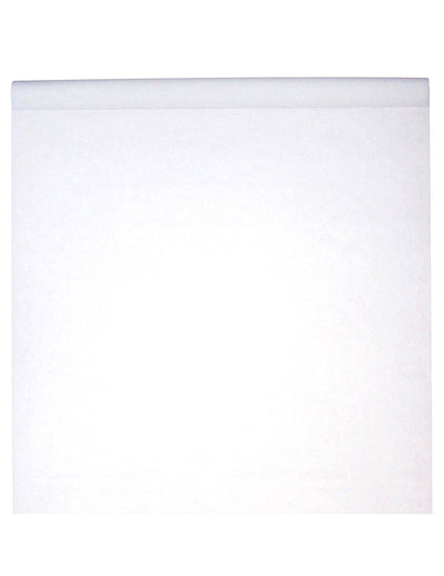 Valkoinen kuitukangaspöytäliina rullassa 120 cm x 10 m