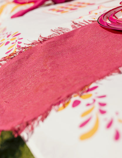 Nappe en tissu Pink Limonade 140 x 240 cm