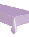 Nappe rectangulaire en plastique pour fête lavande jetable
