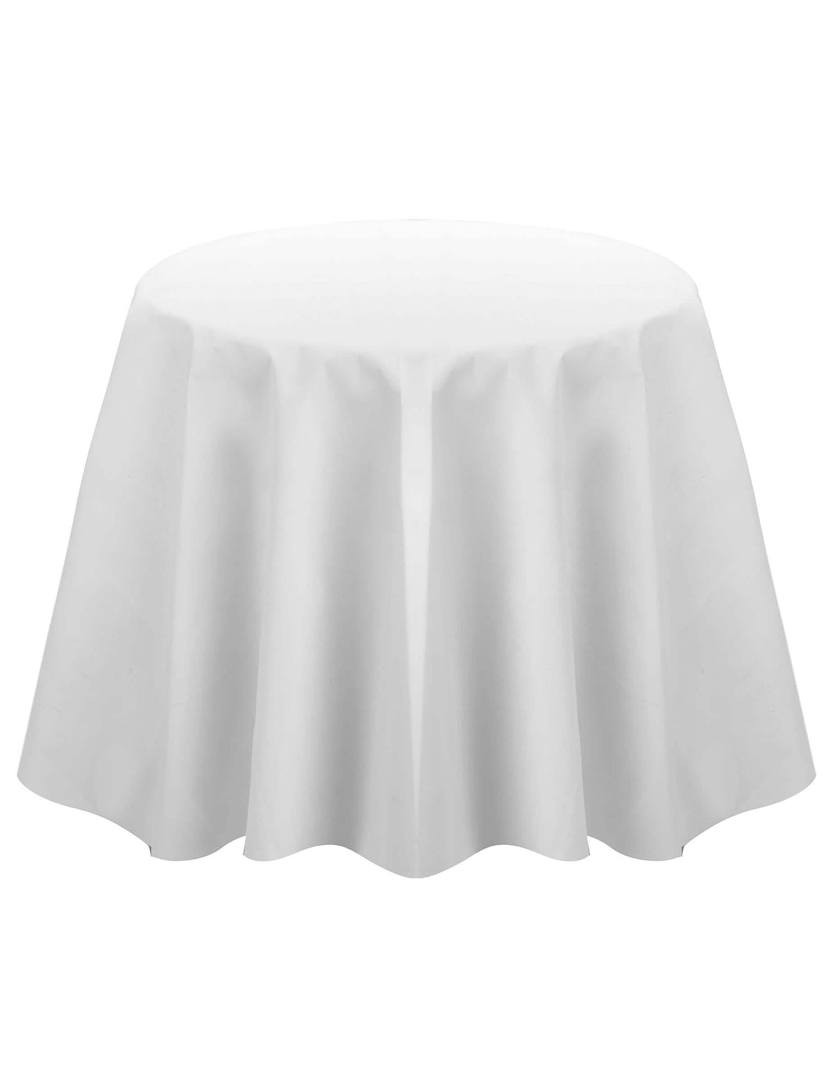 Mise en situation de la nappe ronde en intissé mariage et baptême