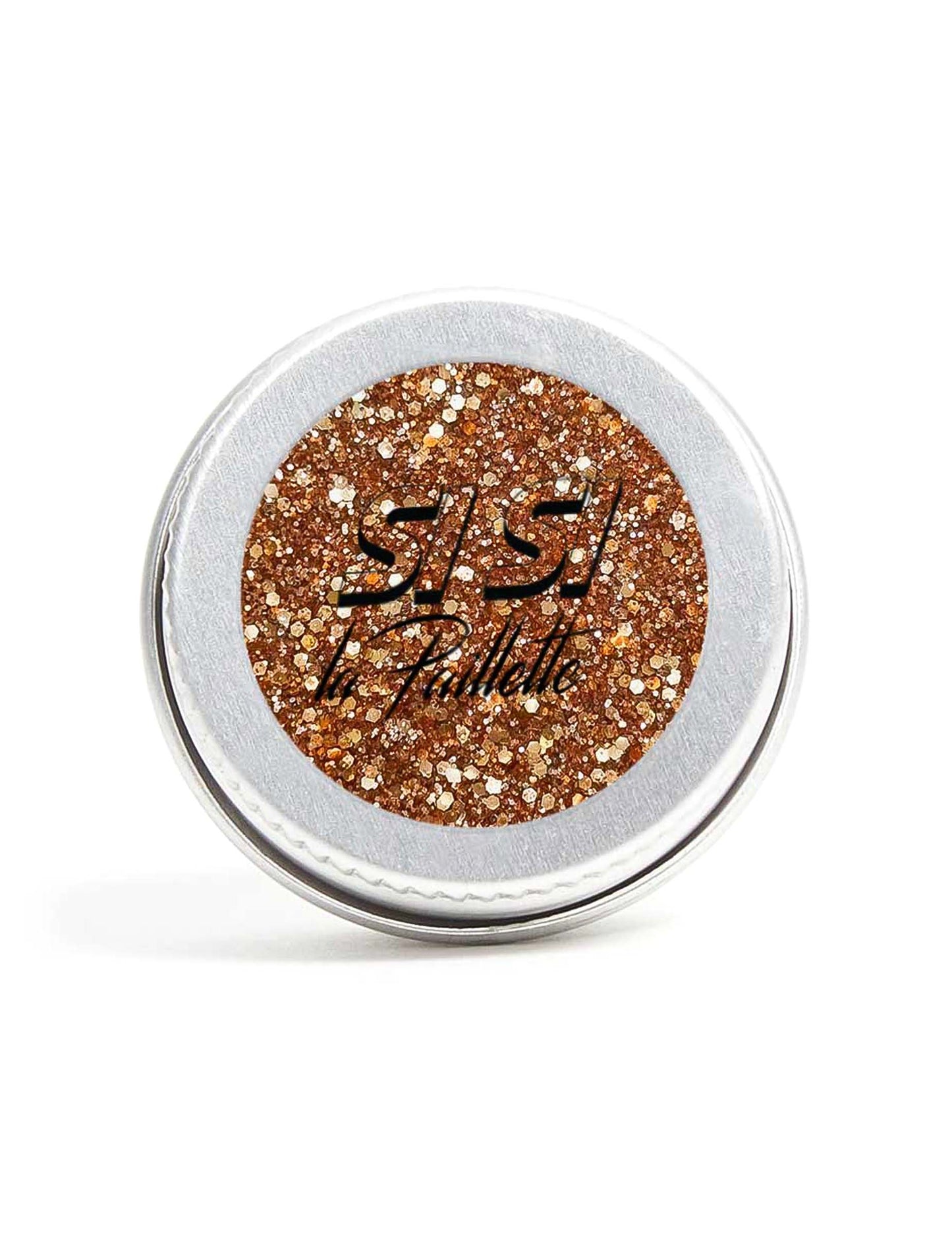 Paillettes biodégradables Si si la paillette pour maquillage orange métallique