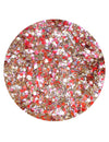 Paillettes biodégradables Vegas bébé pour adulte et enfant mélange rouge rose et doré