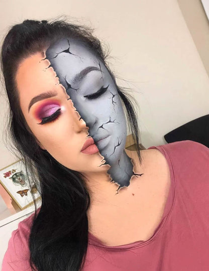 Meikkipaletti 4 väriä Halloween zombie 10 g