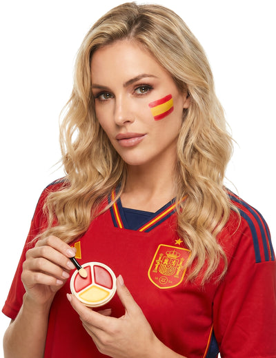 Espanjan kannattajan meikkipaletti