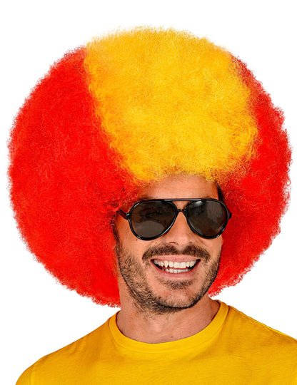 Espanjan kannattajan afro-peruukki aikuisille