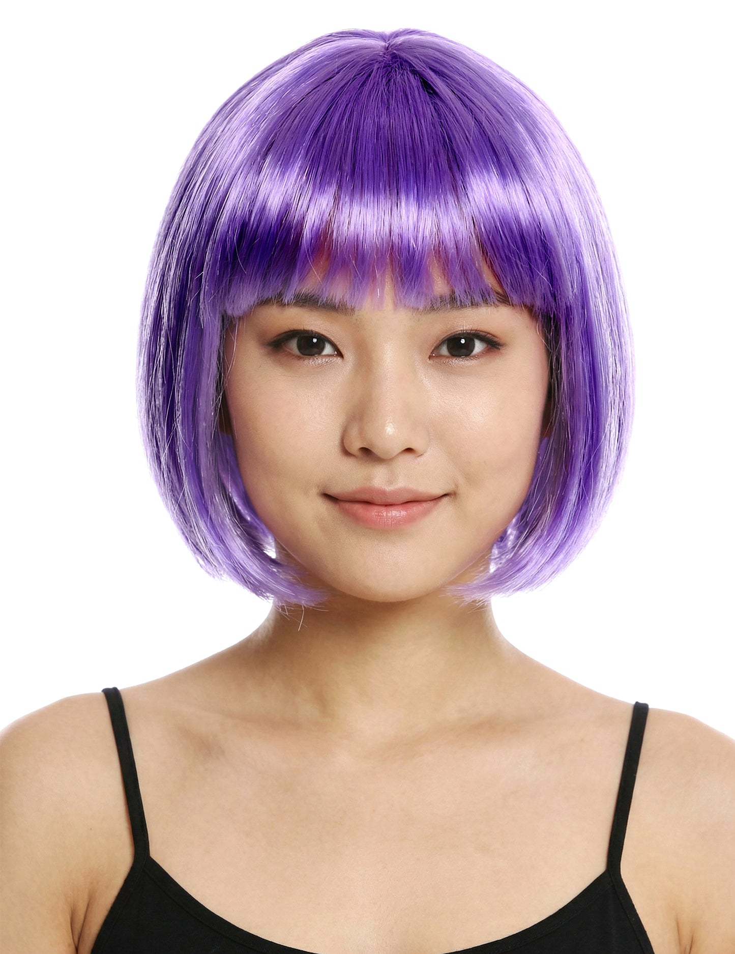 Violetti peruukki, lyhyt