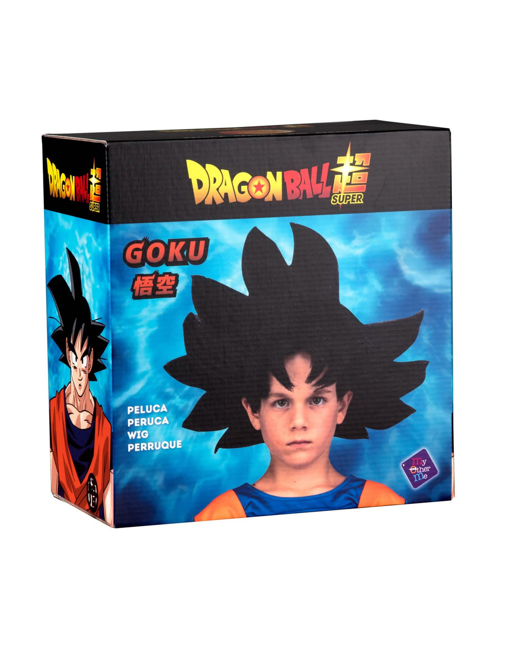 Goku Dragon Ball™ -peruukin pakkauksen näkymä