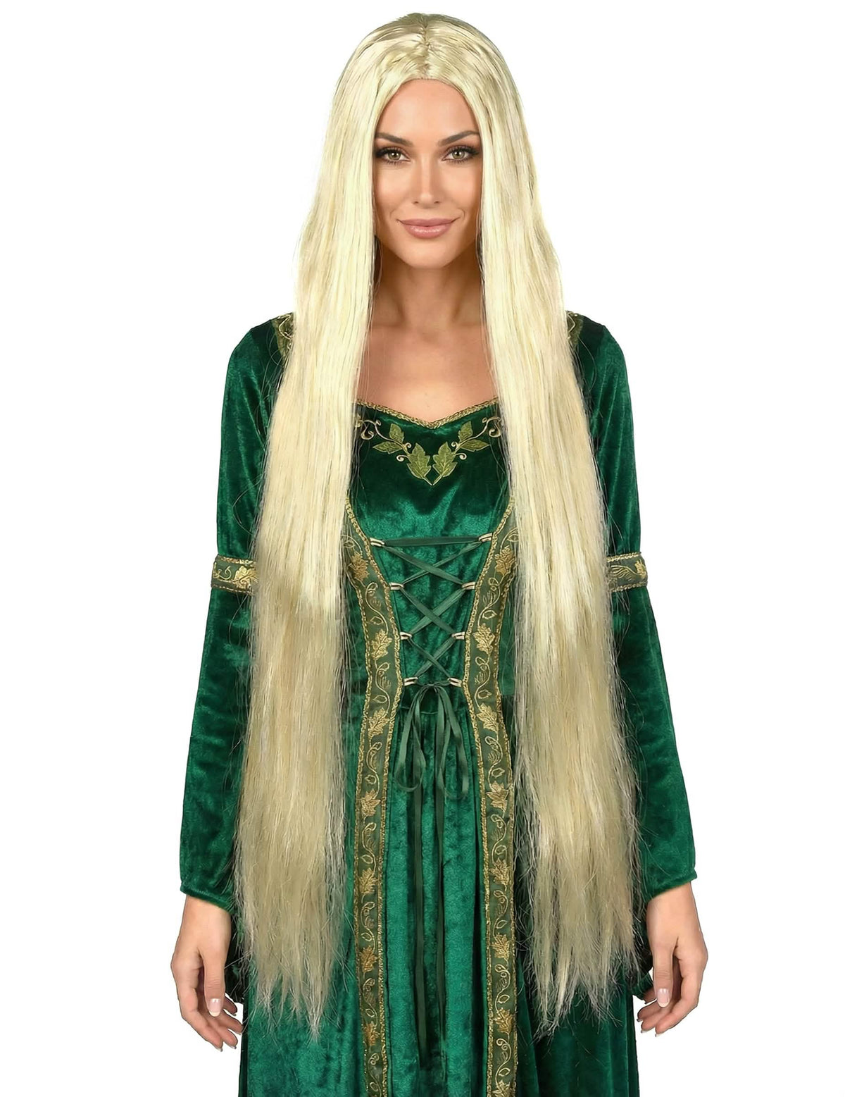 Perruque longue blonde pour femme extra longue et lisse