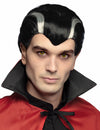 Perruque vampire pour homme noire et blanche