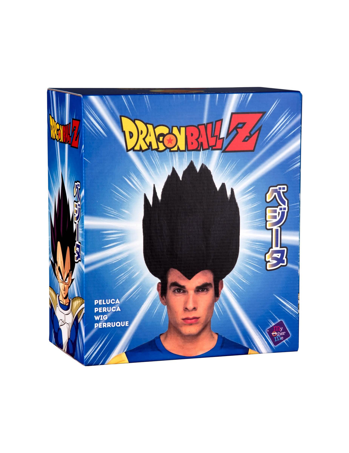 Vegeta Dragon Ball -peruukin pakkauslaatikko aikuiset
