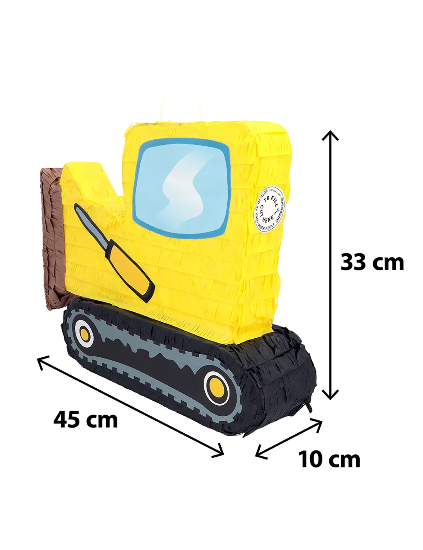 Puskutraktori-piñata 45 cm