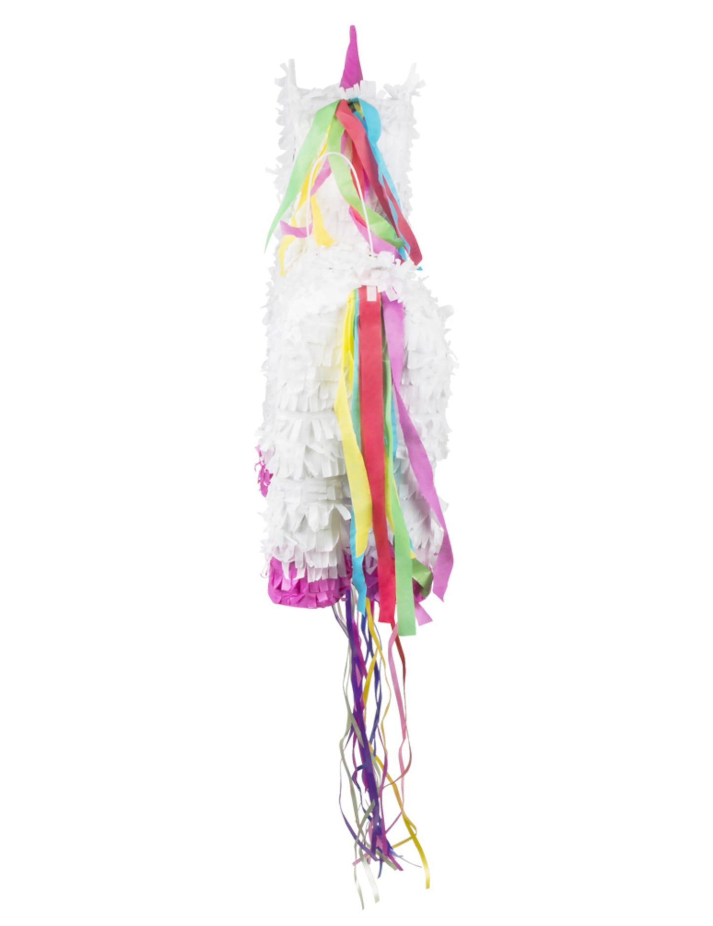 Vue de profil de la Pinata licorne
