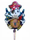 Piñata Merirosvo folio 82 cm uudelleenkäytettävä