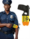 Pistolet taser de policier pour adulte jaune et noir sonore