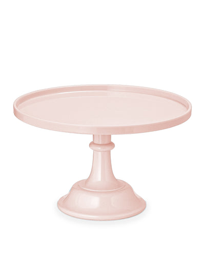 Vaaleanpunainen akryylinen kakkualusta 24 cm