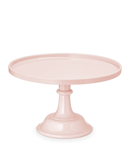 Vaaleanpunainen akryylinen kakkualusta 24 cm