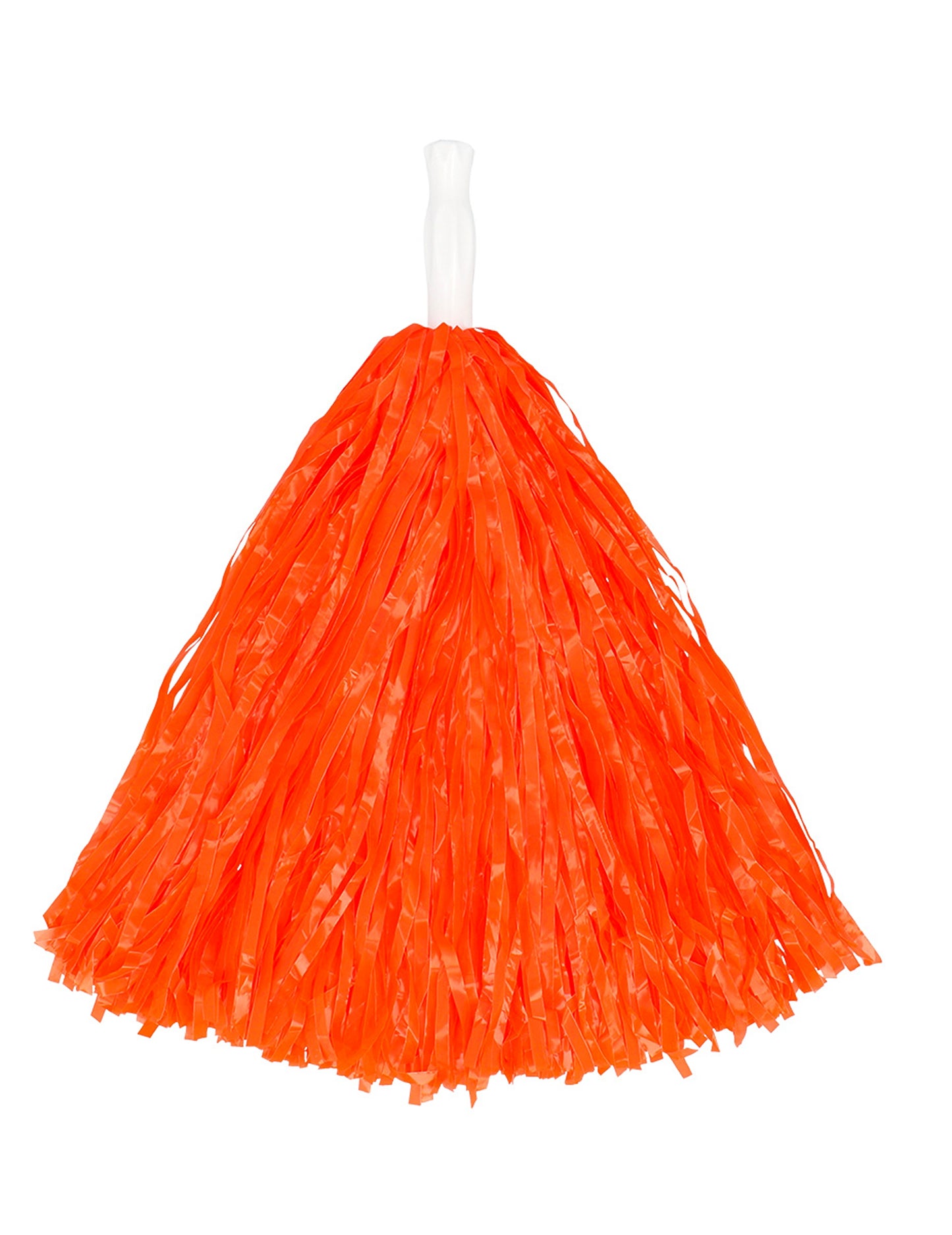 Vue de face du pompon supporter pour adulte orange