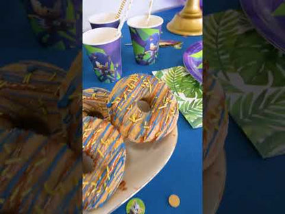 8 Chapeaux de fête Sonic Prime 18 cm™