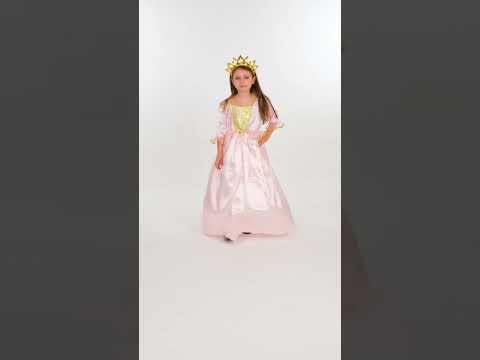 Déguisement Princesse rose luxe fille