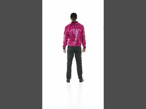 Veste à sequins tigrée rose adulte