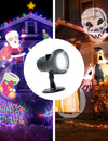 Projecteur silhouettes led Noël et Halloween pour extérieur noir