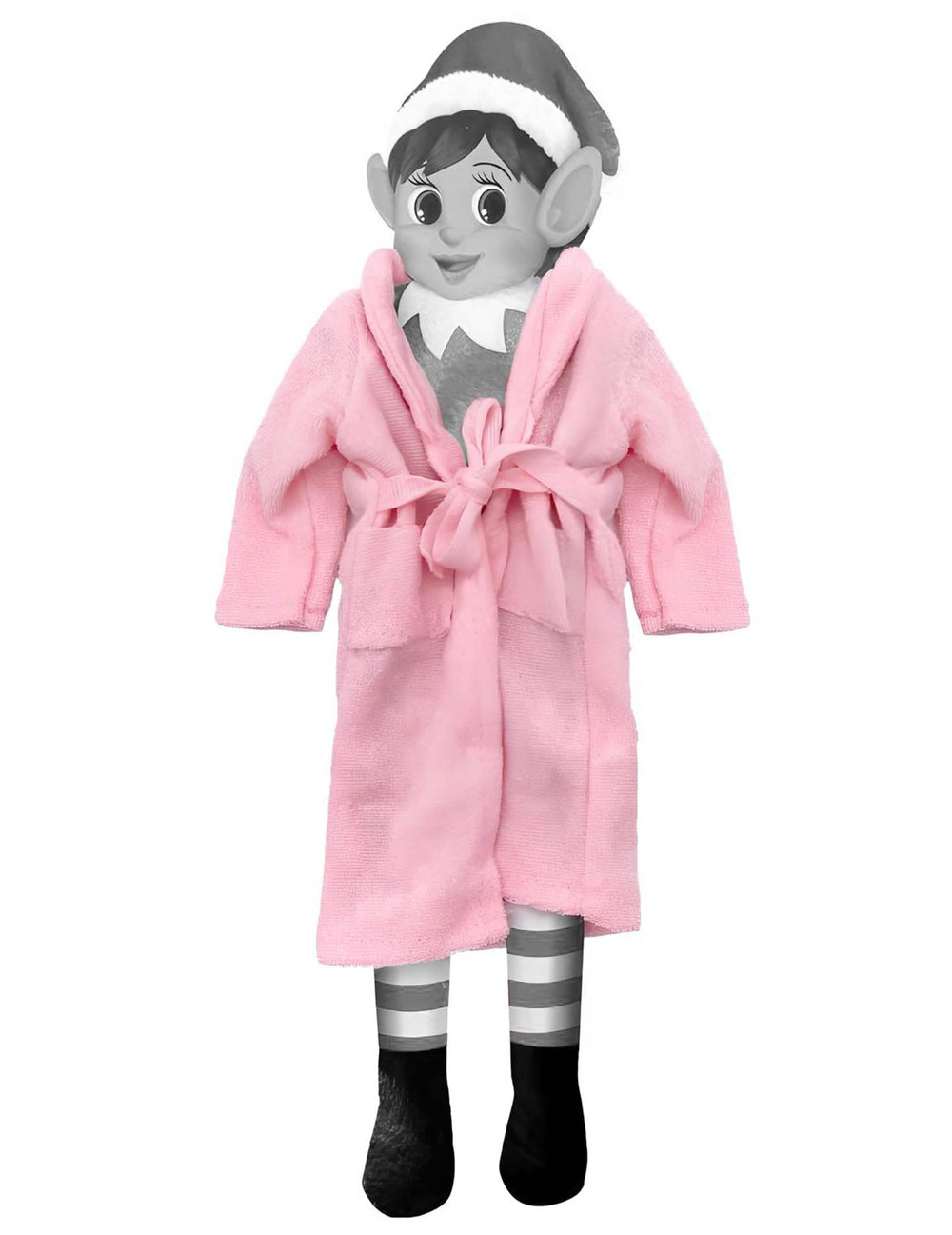 Robe de chambre lutin farceur pour poupée rose