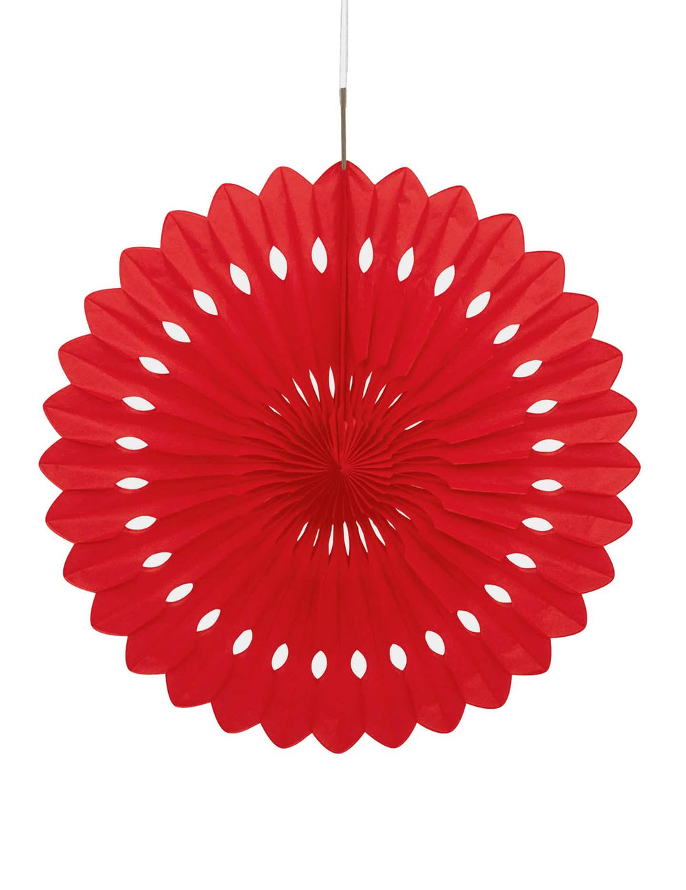 Ripustettava punainen pitsimäinen rosette