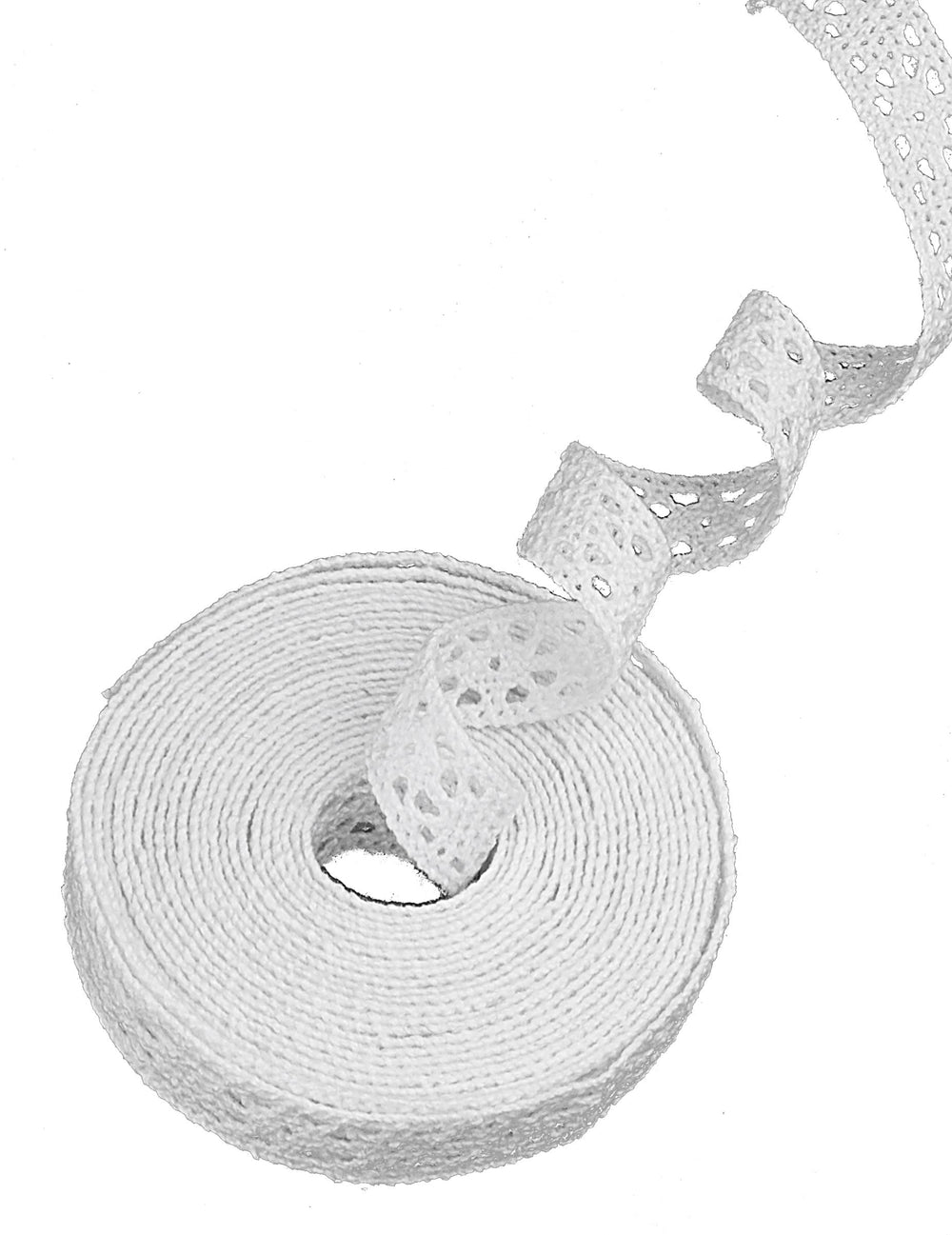 Ruban dentelle vintage pour mariage blanc