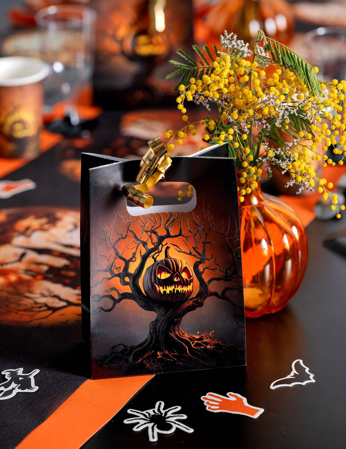 Halloween-nauha kulta 10 mm x 25 m
